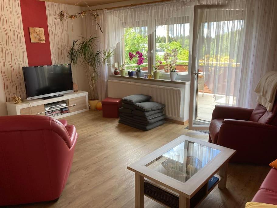 Ferienwohnung Zur Geigenbachtalsperre Poppengrun Exterior foto